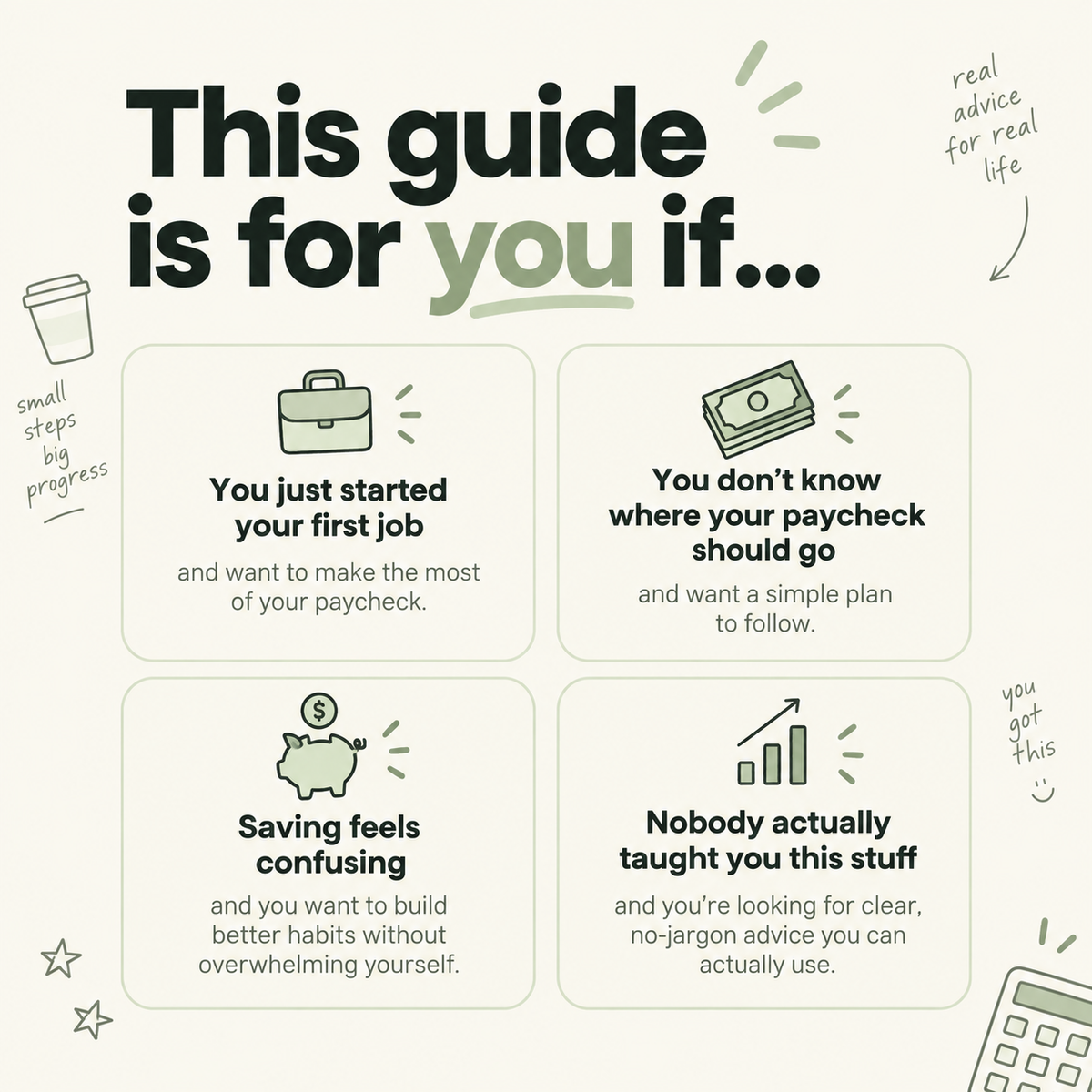 First Paycheck. Now what? The Complete Guide on Managing your First Paycheck