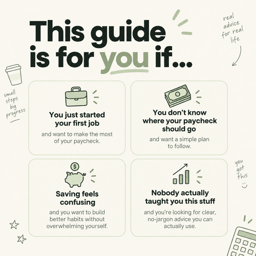 First Paycheck. Now what? The Complete Guide on Managing your First Paycheck