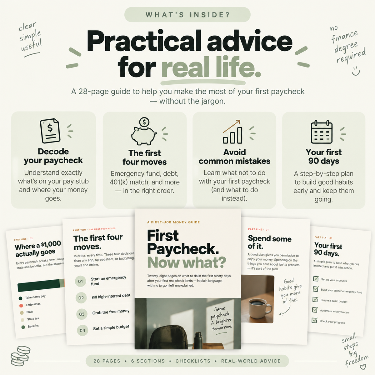 First Paycheck. Now what? The Complete Guide on Managing your First Paycheck