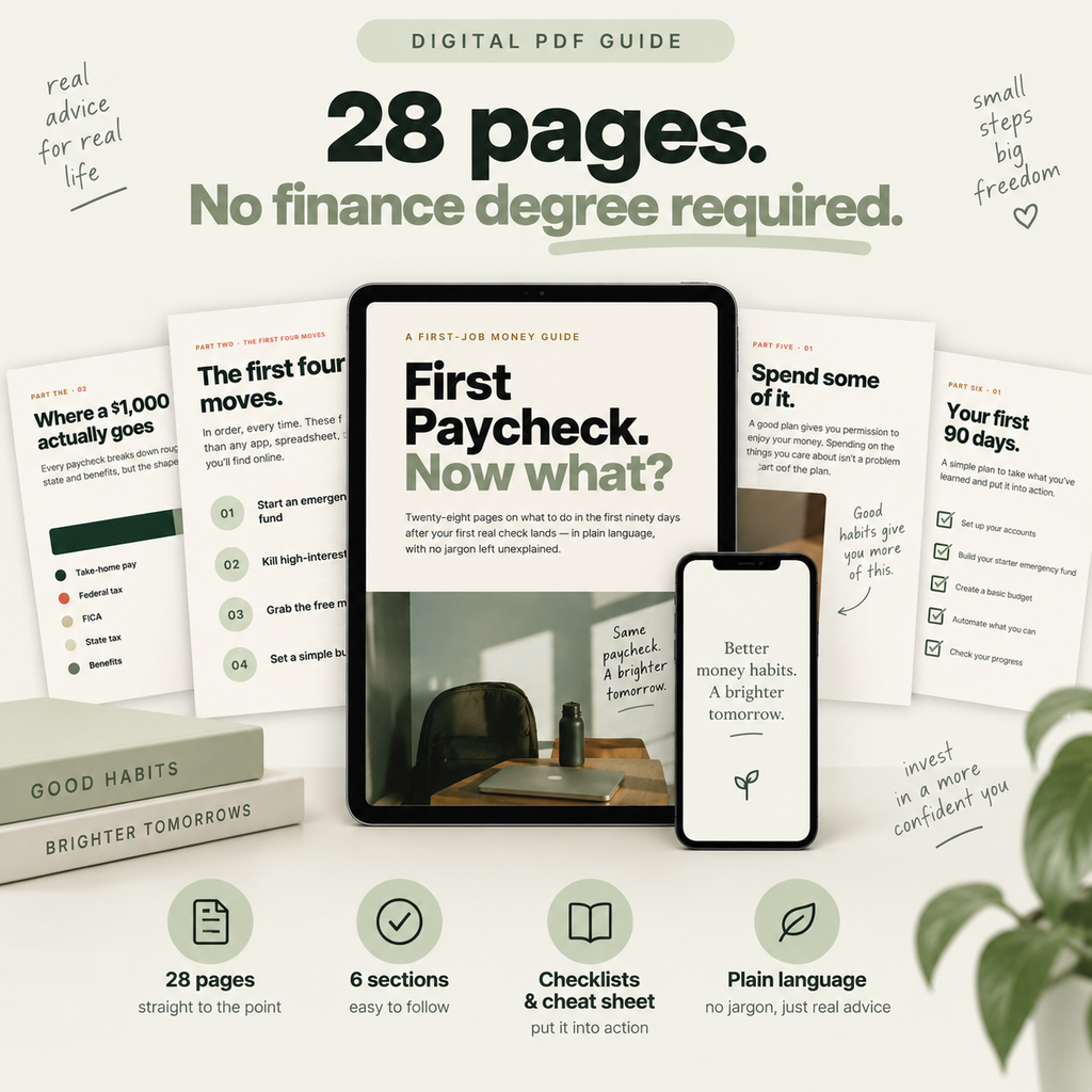 First Paycheck. Now what? The Complete Guide on Managing your First Paycheck