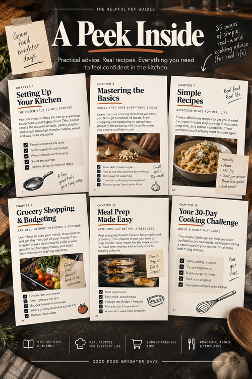 Feed Yourself: Learn to Cook for Yourself