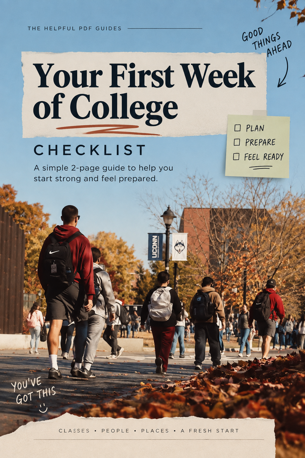 Free First Week of College Checklist