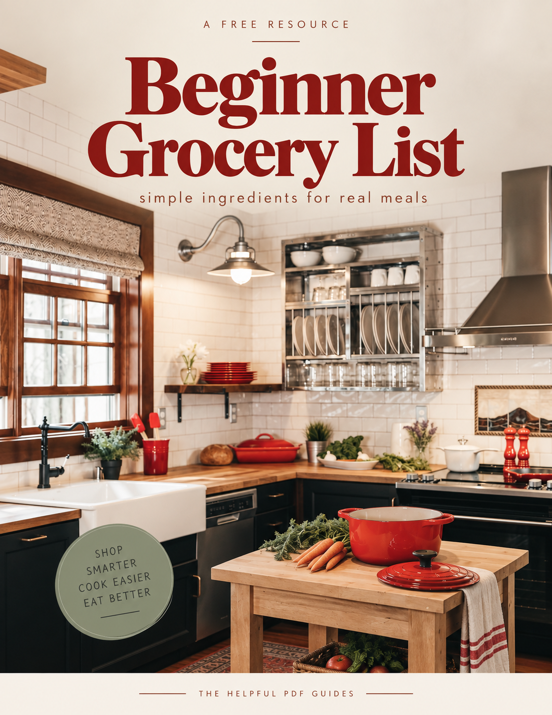 Free Grocery List: Learn to Cook for Yourself