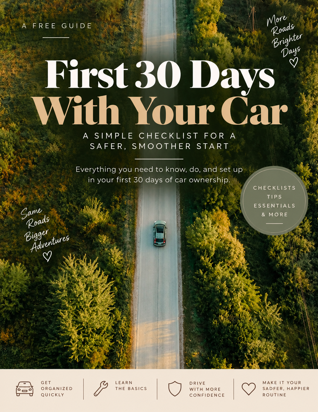 First Car Checklist: Your First 30 Days of Car Ownership